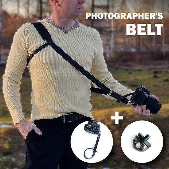 Leather Camera shoulder strap